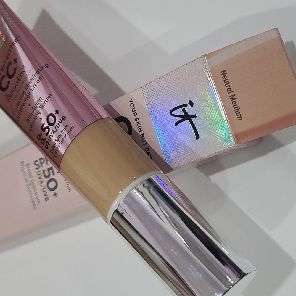 1/2 PRICE ✅ It Cosmetics CC+ Illumination SPF 50+ Anti-Aging ✨Exp 2026 NIB - Picture 15 of 16